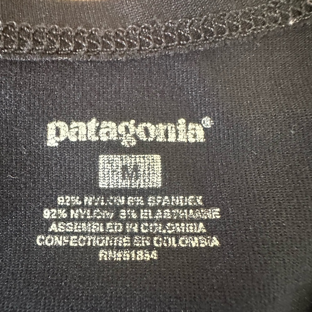 Patagonia Women’s Black Front tie dress Medium - Picture 8 of 8